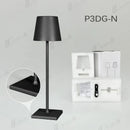 GobekUsa Crystal LED Rechargeable Table Lamp - Elegant Cordless Hotel Restaurant Bar Light