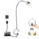 GobekUsa LED Reading Light with Dimmable Switch, 3 Color Modes, 10 Brightness Levels