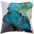 GobekUsa Blue Floral Cushion Cover 45x45cm for Modern Home Decor & Office Sofa