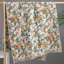 GobekUsa Country Flowers Cotton Bath Towel