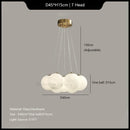 GobekUsa Glass Ball Ceiling Hanging Lamps - French Magic Bean Pendant Lights for Home Decor