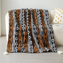 GobekUsa Bohemian Winter Blanket: Skin-friendly, Thick & Multifunctional for Office, Travel & Home