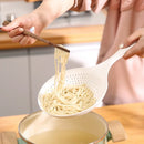 GobekUsa Kitchen Set: Colander, Noodle Spoon, Long Handle Spoon, Non-Stick Pan - 4pcs