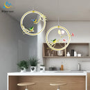 GobekUsa Bird LED Chandelier for Bedroom Dining Room.