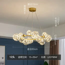 GobekUsa Glass Ball LED Ceiling Chandelier for Home Dining Living Bedroom