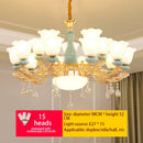 GobekUsa Luxe European Chandelier for Living Room, Bedroom, Dining Hall - Modern, Elegant Design