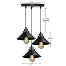 GobekUsa Antique Brass Kitchen Pendant Light | Hanging Ceiling Fixture for Dining Room
