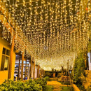 GobekUsa Icicle LED String Lights: Festive Outdoor Christmas Decoration for Party, Patio, Garden