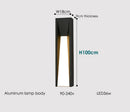 GobekUsa LED Black Outdoor Wall Lamp for Patio Entryway and Garden Lighting
