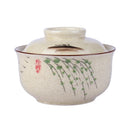 GobekUsa Japanese Style Ramen Bowl with Lid | Ceramic Noodle Bowl for Soup, Rice, Porridge