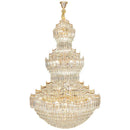 GobekUsa Crystal Chandelier: European Villa Lobby Staircase Long Chandelier