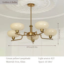 GobekUsa Bauhaus Medieval Chandelier for Living Room, LED Hanging Lamp