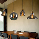 GobekUsa Glass Ball Pendant Lights for Modern Dining Room, Kitchen, and Living Room