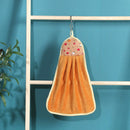 GobekUsa Coral Velvet Hand Towel: Absorbent Cleaning Tool for Home Kitchen & Bathroom