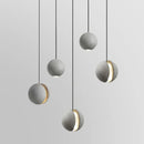GobekUsa Cement Pendant Light: Industrial Nordic Retro Chandelier for Hotel Restaurant Bar