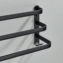 GobekUsa Aluminum Bathroom Towel Rack with Hook, Wall Mounted Multiple Layer Cloth Hanger
