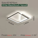 GobekUsa Geometric LED Ceiling Lamp | Modern Nordic Bedroom Study Light