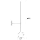 GobekUsa Glass Ball LED Wall Lights for Home Living Room Bedroom Bar Stairs Lighting