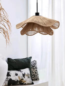 GobekUsa Hemp Rope Chandelier: Nordic Minimalist Wabi Sabi LED Pendant Light for Dining & Bedroom
