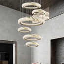 GobekUsa Crystal Chandelier: Elegant Living & Dining Room Pendant Lighting