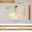 GobekUsa Leafless Crystal Chandelier: Modern French Living Room & Bedroom Lighting