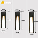 GobekUsa LED Black Outdoor Wall Lamp for Patio Entryway and Garden Lighting