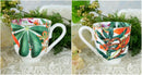 GobekUsa Green Leaf Collection: Tableware, Plates, Coffeeware, Teaware, Saucers, Bowl, Tray