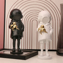 GobekUsa Deepsea Diver Sculpture Banksy Collectible Toy Resin Figurine Home Decor