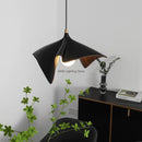 GobekUsa Black Resin LED Pendant Chandeliers for Bedroom & Living Room