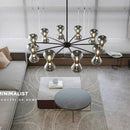 GobekUsa LED Pendant Chandelier: Stylish Ceiling Lamp for Bedroom, Living Room Decor