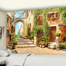 GobekUsa Garden Tapestry: Natural Scenery Bohemian Wall Hanging for Home Decor