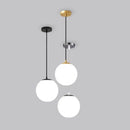 GobekUsa Glass Ball Pendant Lights: Elegant Globe Hanging Lamps for Home, Restaurant & Bar.