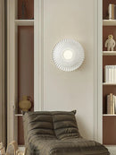 GobekUsa French Cream Wind Wall Lamp, Carved Designer Pastoral Style Sconce for Bedroom and Living Room
