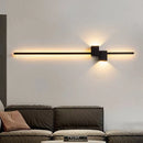 GobekUsa LED Wall Lights: Modern Black White Aluminium Sconce Lamp for Living Room Bedroom