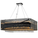 GobekUsa Crystal Glass Pendant Chandelier for Luxe Dining Room Decor
