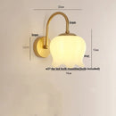 GobekUsa Iron LED Wall Sconce Pull Chain Switch Stair Light Fixtures for Modern Home