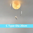 GobekUsa Astronaut Bubble Chandelier Light - Moonlight Bedroom Ceiling Lamp