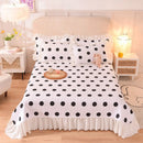 GobekUsa Chiffon Quilted Bed Spread Set - Queen Size Cotton Bedspread Cover