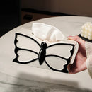 GobekUsa Butterfly Ceramic Tissue Box - Decorative Bedside Table Paper Towel Case