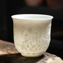 GobekUsa Bone China Tea Cup Set | Cute Goat Fat Jade Ceramic Teacups & Mugs
