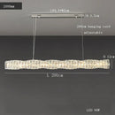 GobekUsa Glass Chandelier LED Ceiling Light Fixture Modern for Living Room Hotel Dining Hall