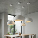 Wabi Sabi White Or Gray Sculpted Pendant Light
