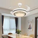 GobekUsa LED Ceiling Fan with Remote Control, Modern ABS Blades, 110V 220V