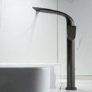 GobekUsa Basin Faucet: Brass Black Bathroom Mixer Tap, Single Handle Hot Cold Lavatory Faucet