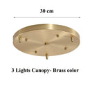 Nordic Green Glass Pendant Light With Brass Accents