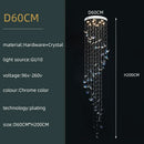 GobekUsa Crystals Pendant Light Indoor Chandelier - Minimalist Hanging Lamp for Modern Spaces