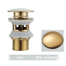 GobekUsa Black Gold Pop Up Drain for Sink - Faucet Accessory Kit
