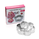GobekUsa Heart-Shaped Stainless Steel Mousse Mold Set - Baking Tool for Cakes & Desserts