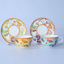 GobekUsa Bone China Dinnerware Set: Plate, Tea Cup, Saucer, Tray, Coffeeware, Kitchen dining