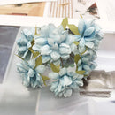 GobekUsa Blue Flower Stamen Berries Bundle for DIY Wedding Cake Decor